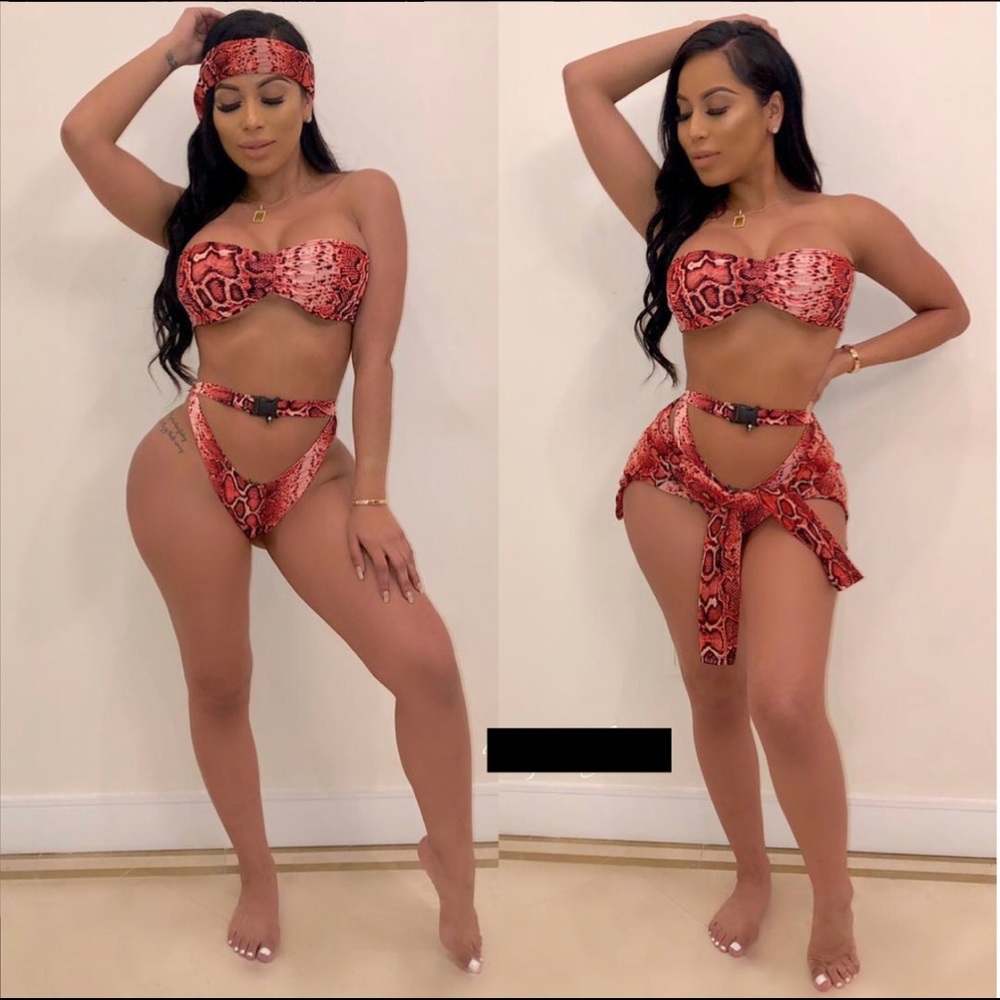 She’s A Snake 3 Piece Bikini🌺